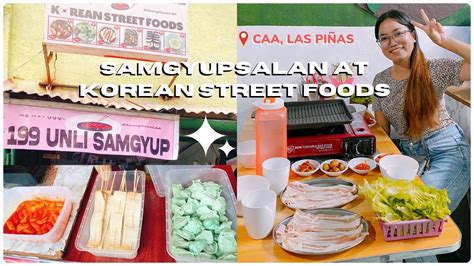 ₱199 Unlimited Samgyupsal & Korean Street Foods  .